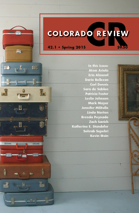 Colorado Review Spring 2015 issue, cover design by Abby Kerstetter