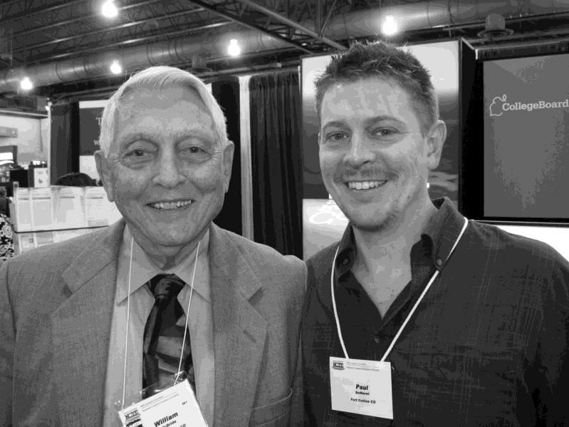 Bill McBride and Paul De Maret at the 2009 NCTE Convention in Philadelphia, where Bill received the Distinguished Service Award from the National Council of Teachers of English