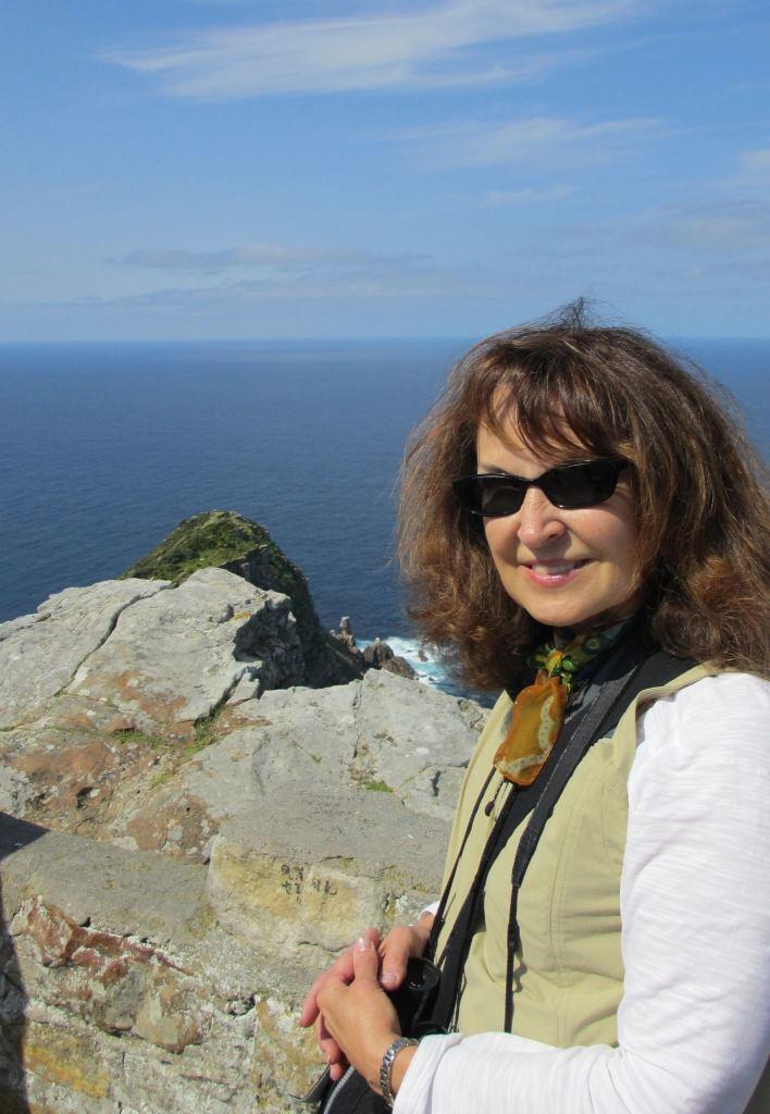 Deanna Ludwin, at Cape Point, Cape of Good Hope, South Africa 