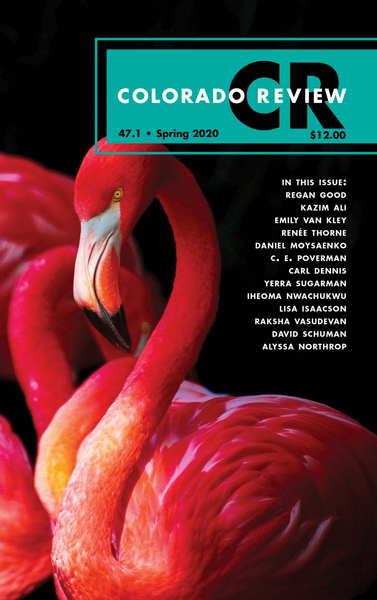 Colorado Review Spring 2020 cover