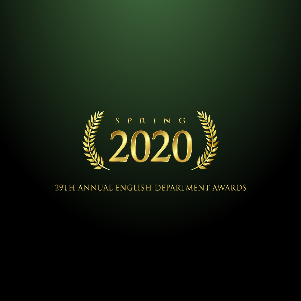 English Department 29th Annual Awards Banner