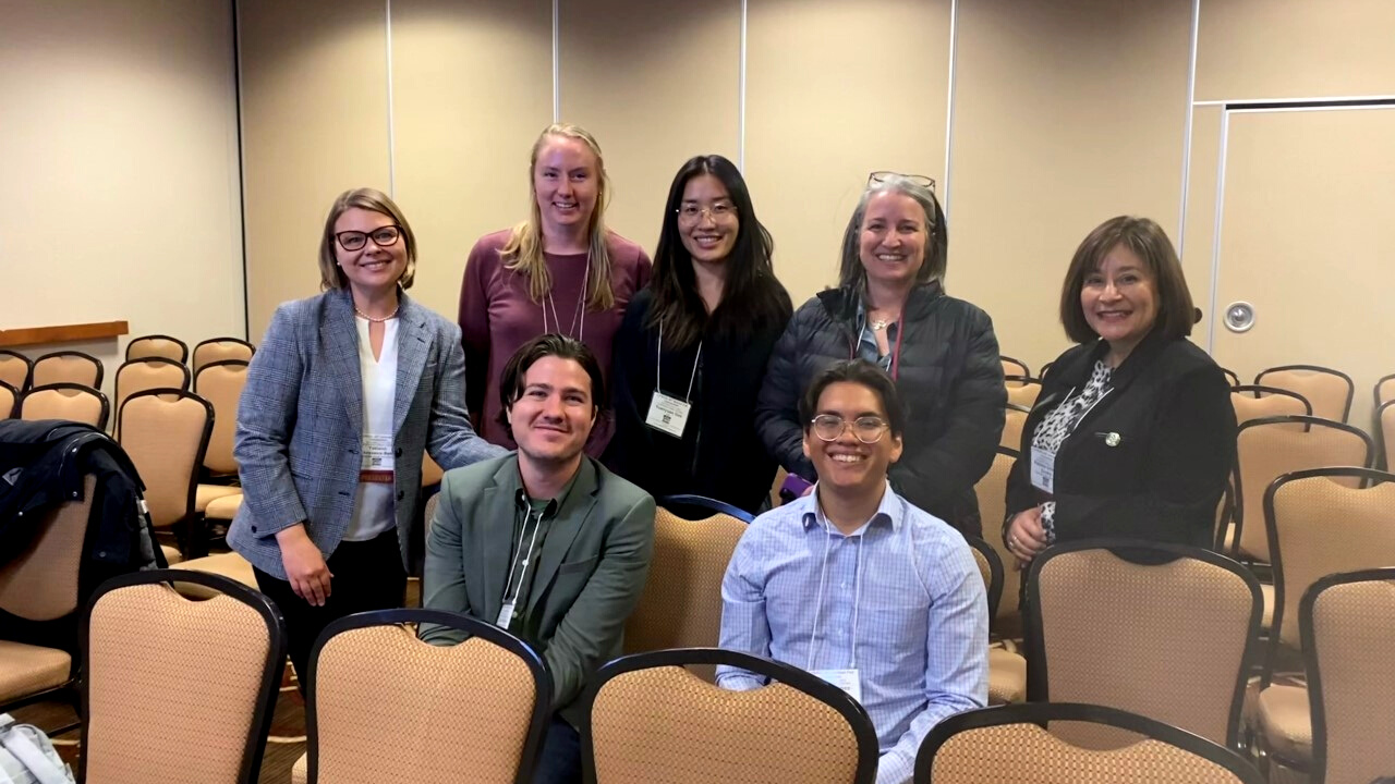 Students and faculty gather for a photo during the 2022 CoTESOL conference in Denver.