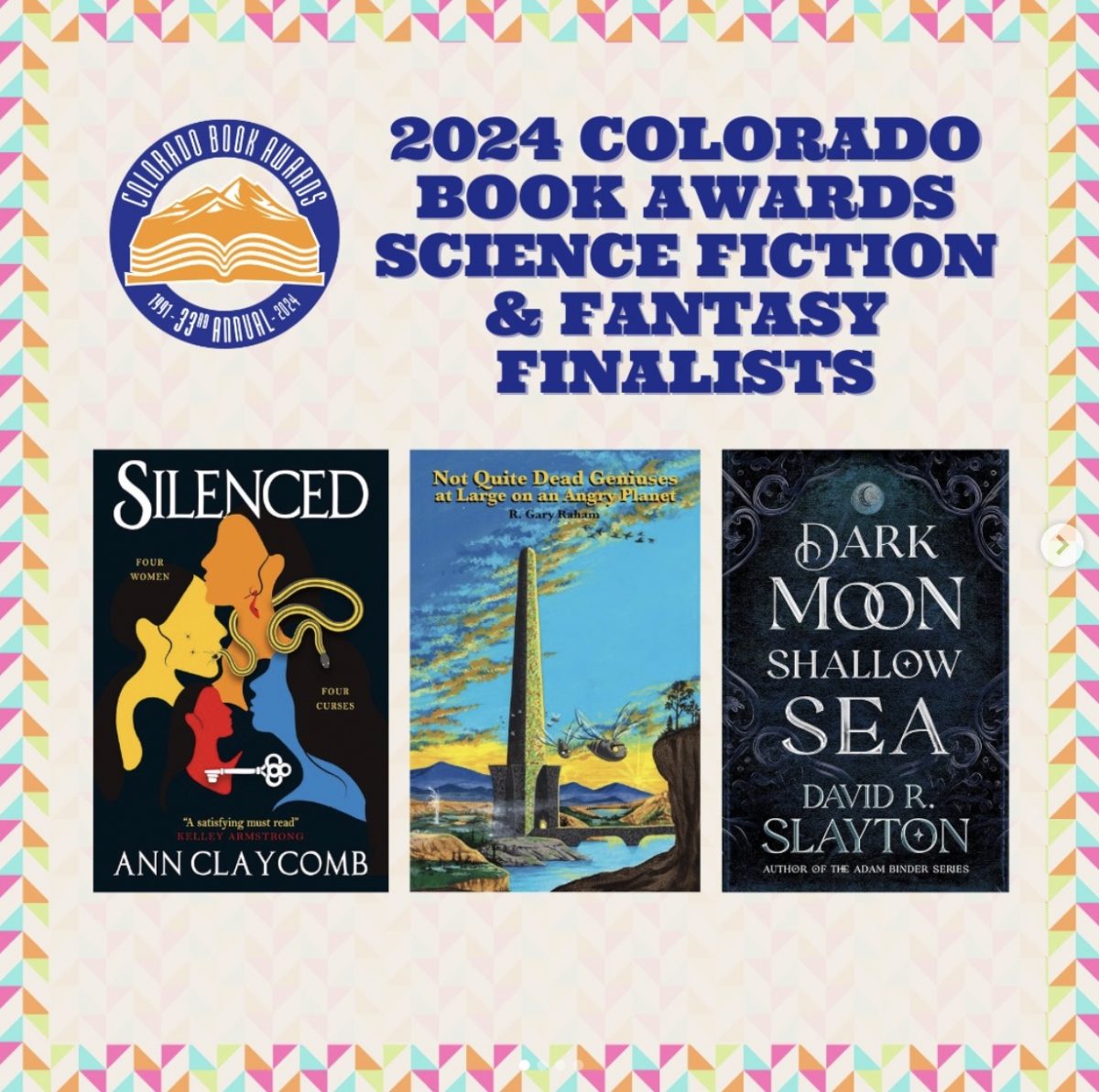 English faculty, CLA staff named finalists for 2024 Colorado Book ...