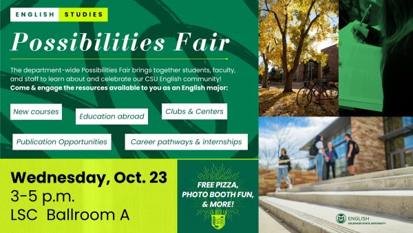 English Studies Possibilities Fair Fall 2024