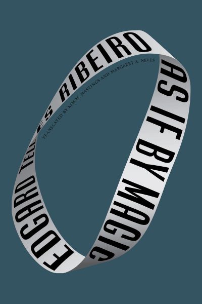 Book cover of 'As If By Magic' featuring a twisted silver ribbon with black text on a teal background.