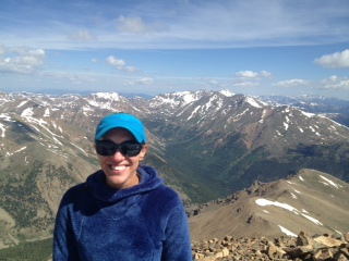 kristie on mt. elbert