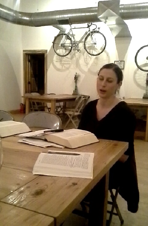 Courtney Pollard facilitates the discussion