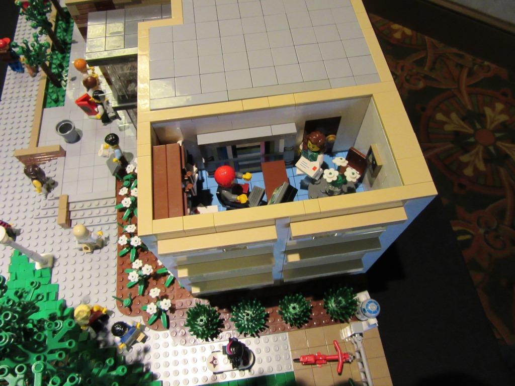 He even included a view into Louann's office