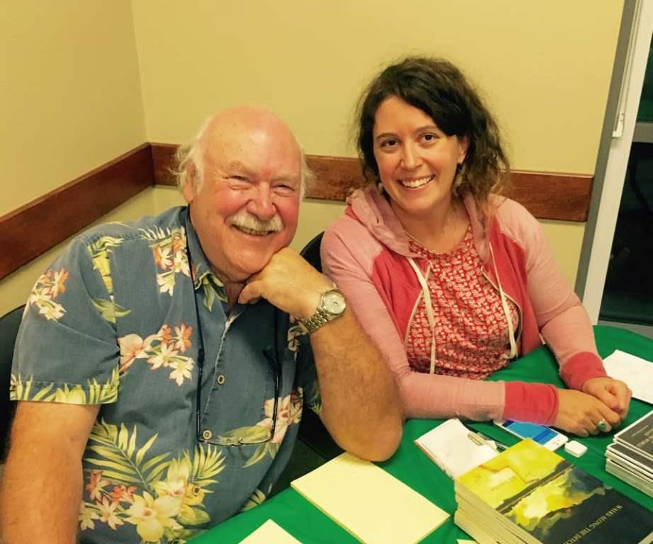 Sara Jane Sloane took a picture of Bill and Chloe signing books.
