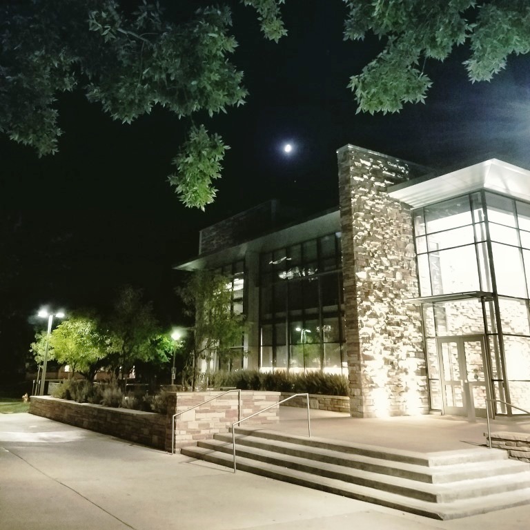 Moonlight over Eddy Hall