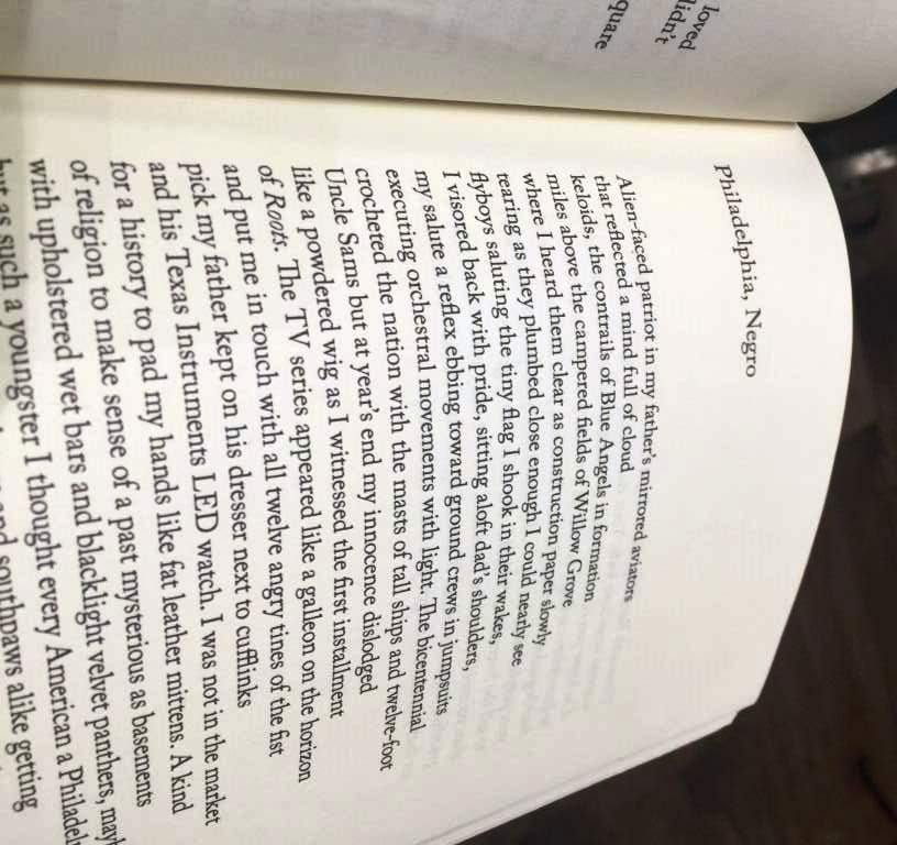 Gregory Pardlo's poem, "Philadelphia, Negro"