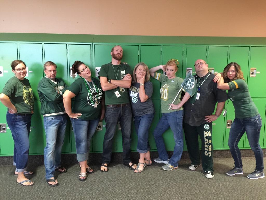 "My 8th Grade Team- 6 of the 8 are CSU grads."