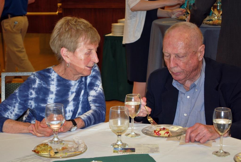 Mary Crow and John Pratt at SueEllen Campbell and John Calderazzo's retirement celebration