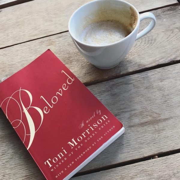 Copy of Beloved the book and cup of coffee