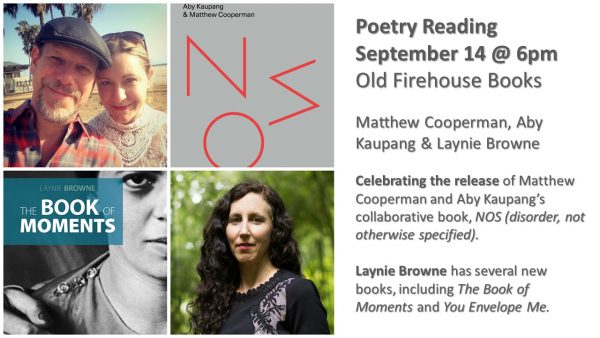 Poetry reading announcement