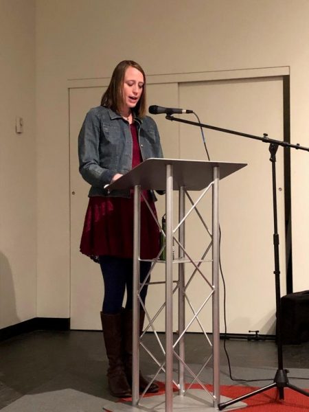 Sarah Wernsing reading