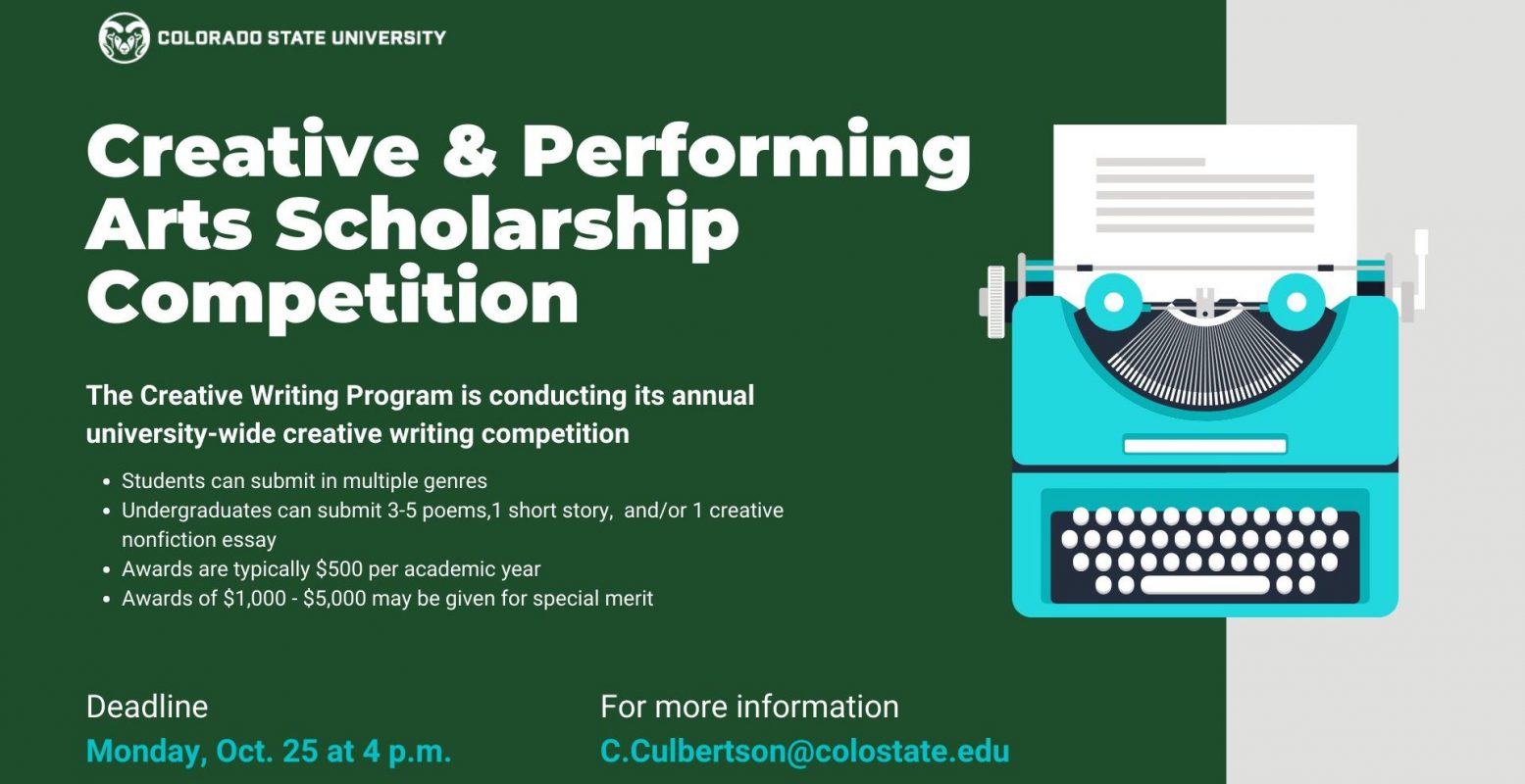 Creative and Performing Arts Scholarship Competition in Creative Writing