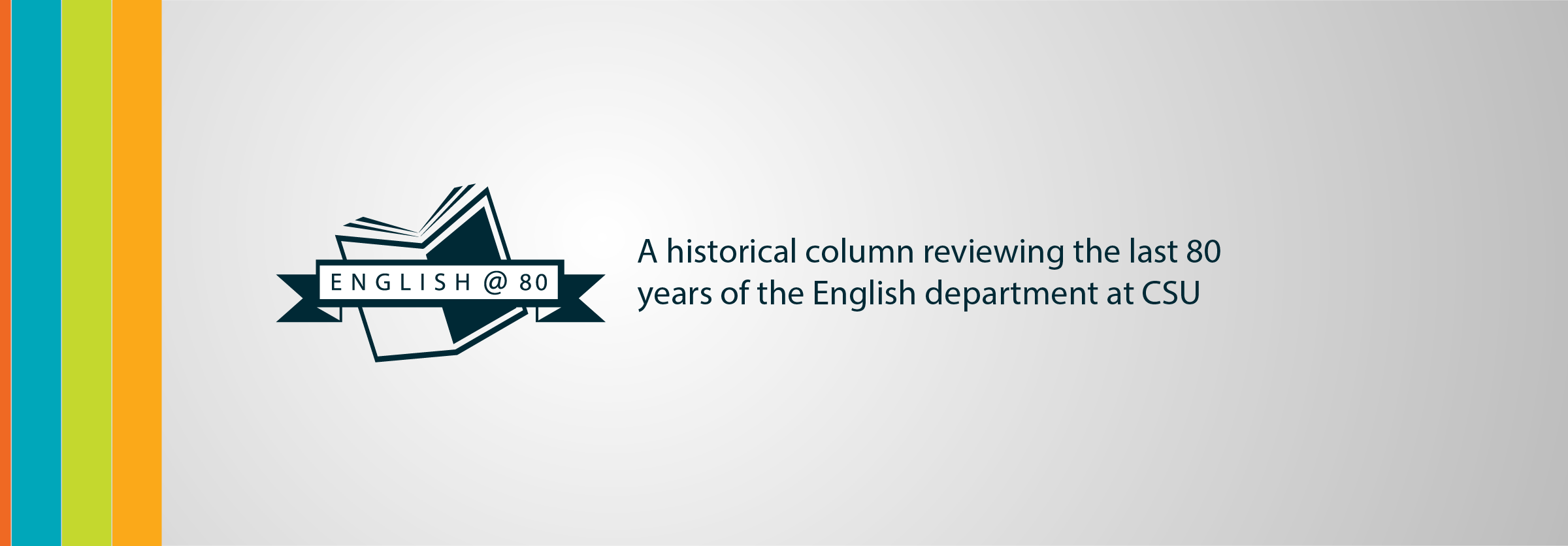 English at 80 column graphic