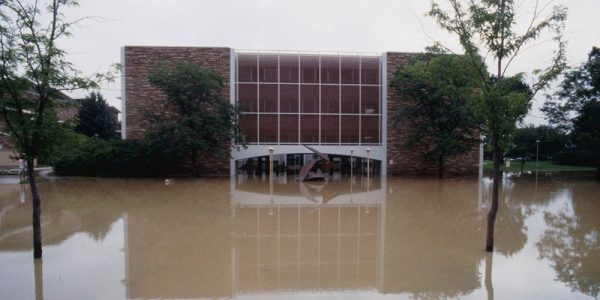 Eddy building flooded