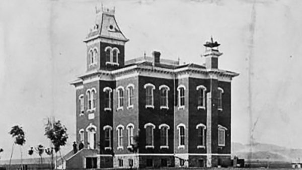 Old Main building historical photo