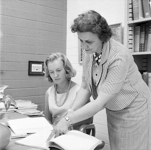 Martha Trimble with student