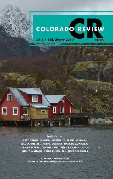 Colorado Review fall/winter 2019 cover