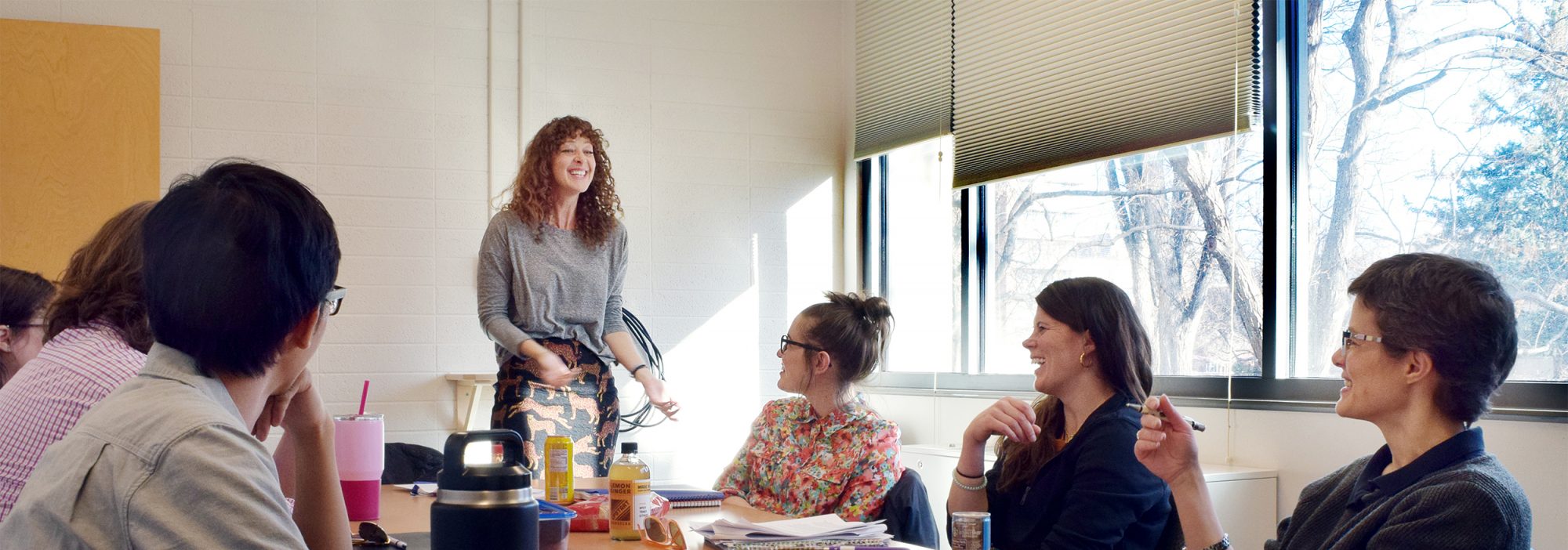 Ramona Ausubel leads graduate workshop