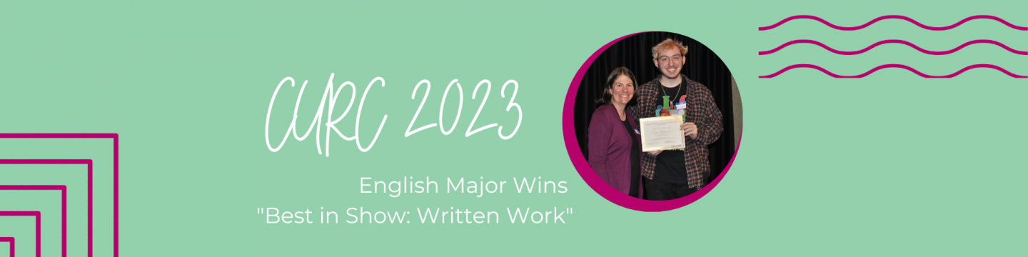 English Major Wins “Best in Show: Written Work” at CURC 2023