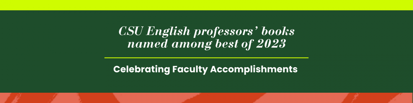 Books by CSU English professors named among best of the year by multiple outlets