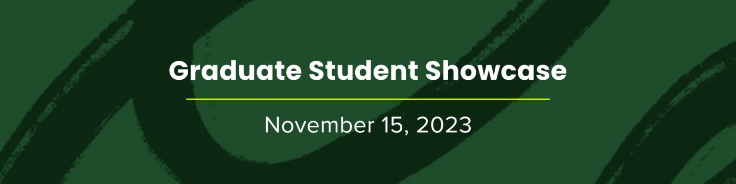 English graduate students honored with Top Scholar Award, Distinction in Creativity at 2023 GradShow