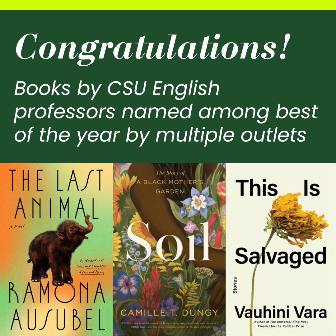 Books by CSU English professors named among best of the year by multiple outlets