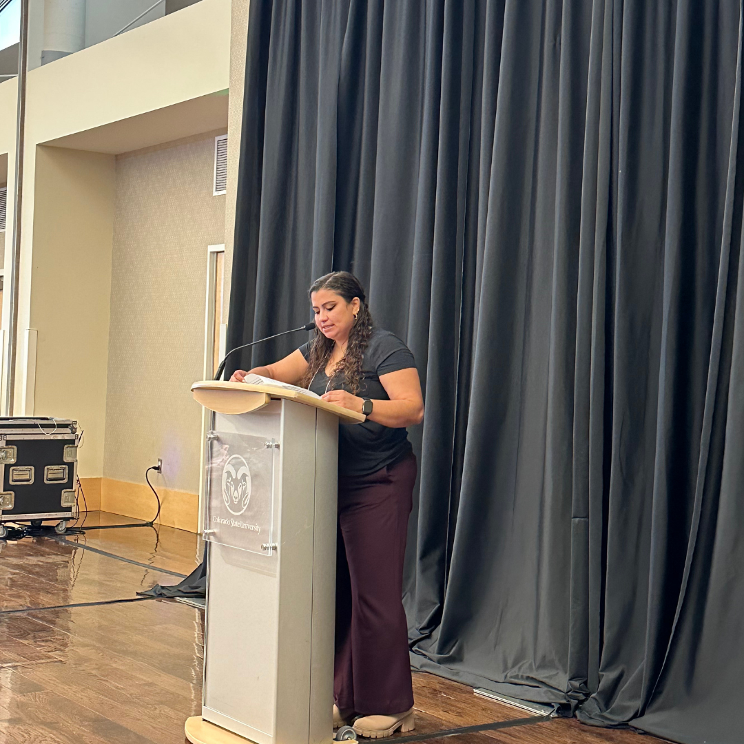 English graduate students honored with Top Scholar Award, Distinction in Creativity at 2023 GradShow