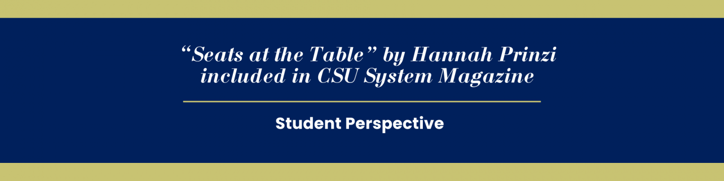 CSU English student Hannah Prinzi publishes essay as part of 2024 STATE Spotlight on democracy