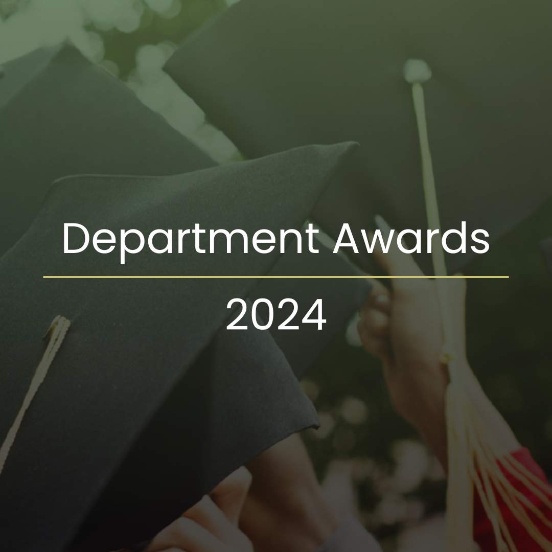 Department Awards 2024 graphic