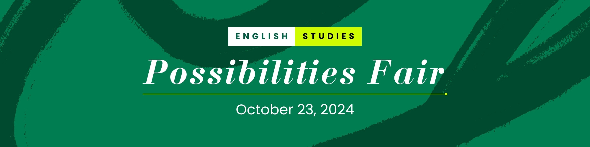 English Studies Possibilities Fair
