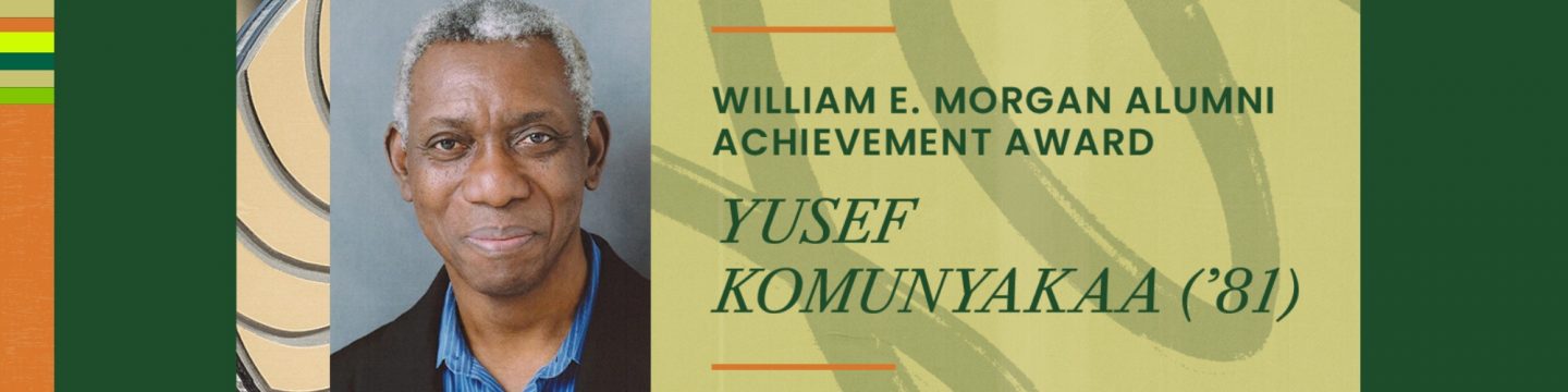 Distinguished Alumni Awards: Yusef Komunyakaa named 2024 William E. Morgan Alumni Achievement Award Winner