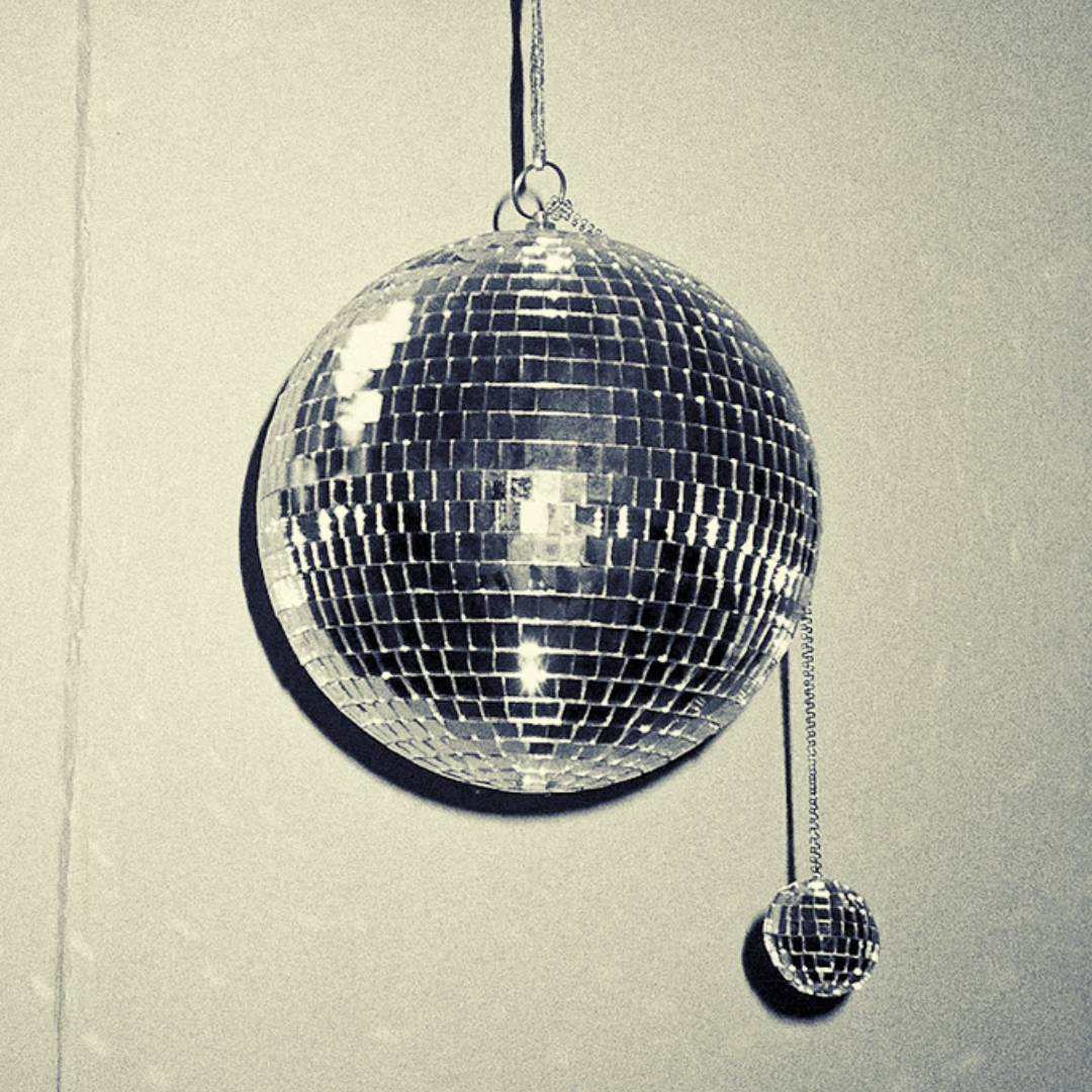 Disco ball shot on film